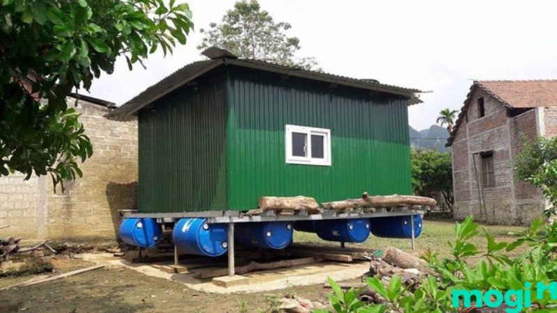 nhà sàn chống lũ