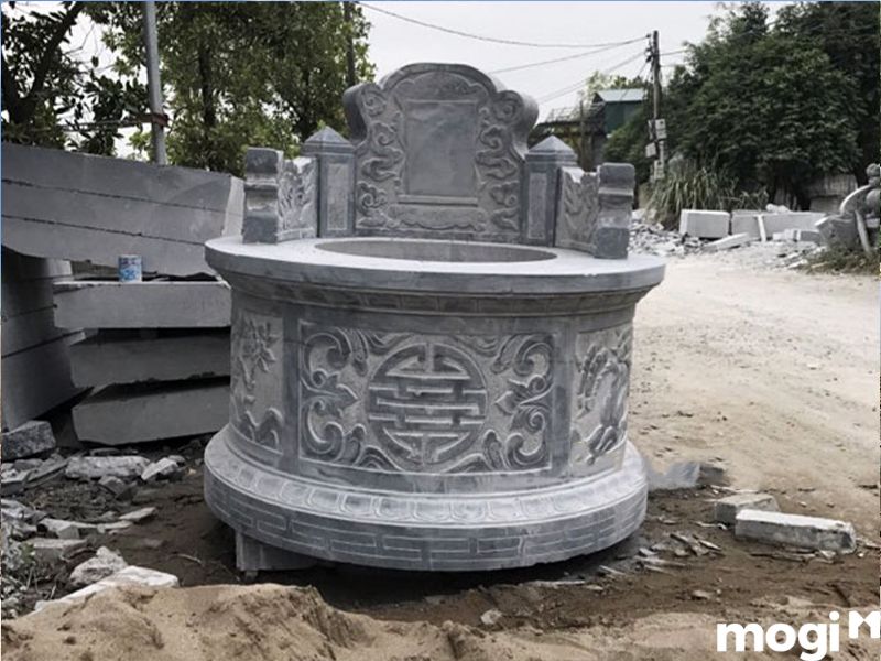 Mẫu mộ xây gạch đẹp đơn giản
