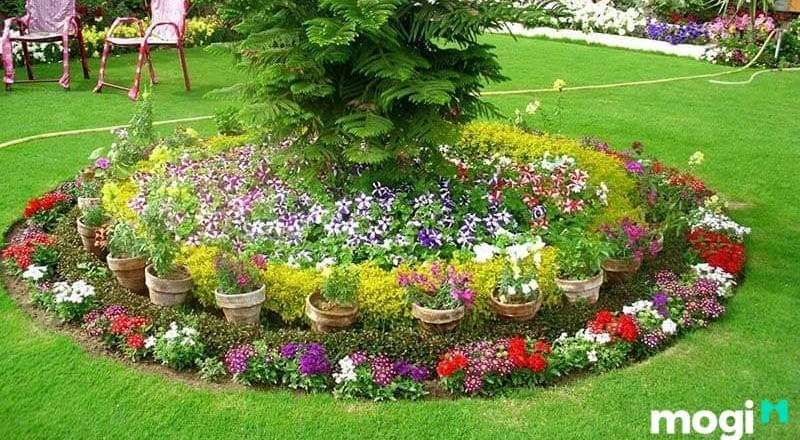10+ Ý tưởng trang trí bồn hoa đẹp trước nhà cực bắt mắt ai cũng mê 12 Bồn hoa đẹp trước nhà
