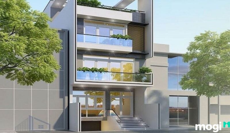 nhà có tầng hầm lửng 