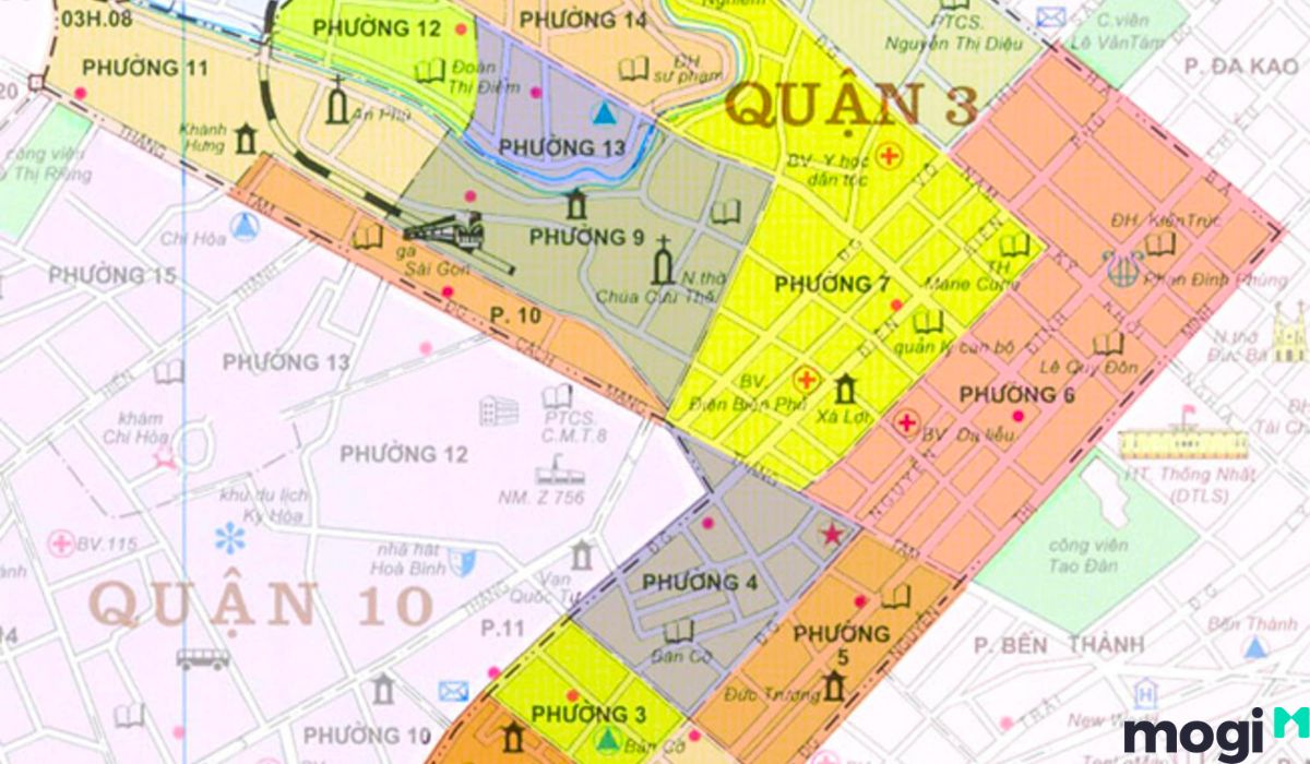 Vị trí địa lý quận 3