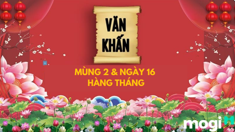 Văn khấn mùng 2 và ngày 16 hàng tháng