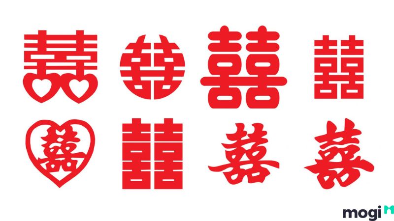 Thiết kế chữ hỷ