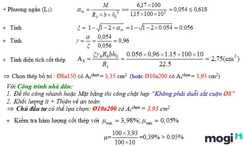 bảng tra diện tích cốt thép
