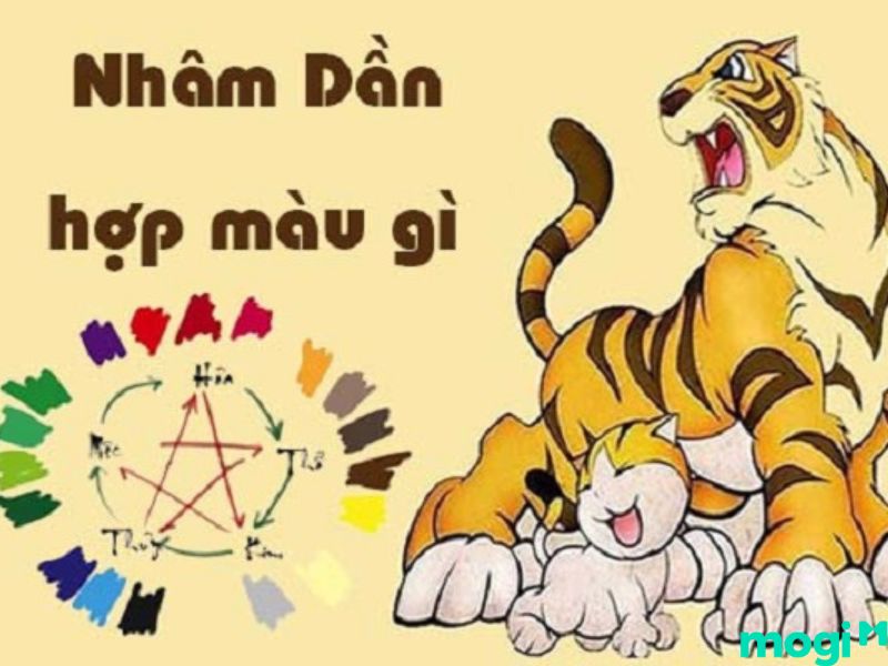 Nhâm Dần 1962 hợp màu gì?