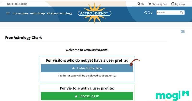 Tạo bản đồ sao trên Astro.com và hướng dẫn cách đọc bản đồ sao đơn giản
