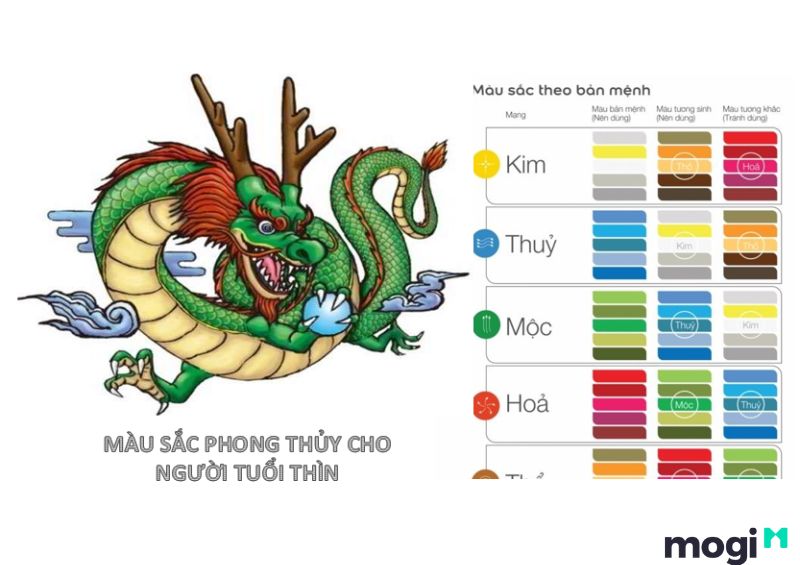 Thìn Là Con Gì? Luận giải chi tiết về bản mệnh của người tuổi Thìn 11 Tuổi Thìn hợp màu gì?