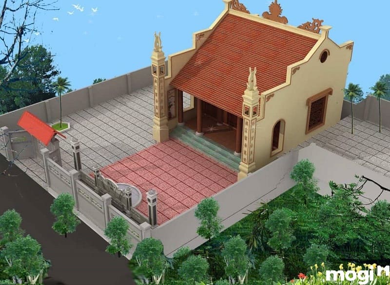 mẫu nhà thờ đẹp đơn giản