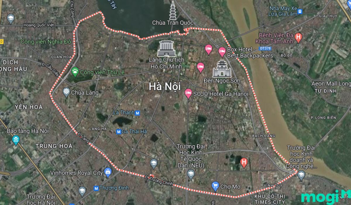 Vị trí Hà Nội