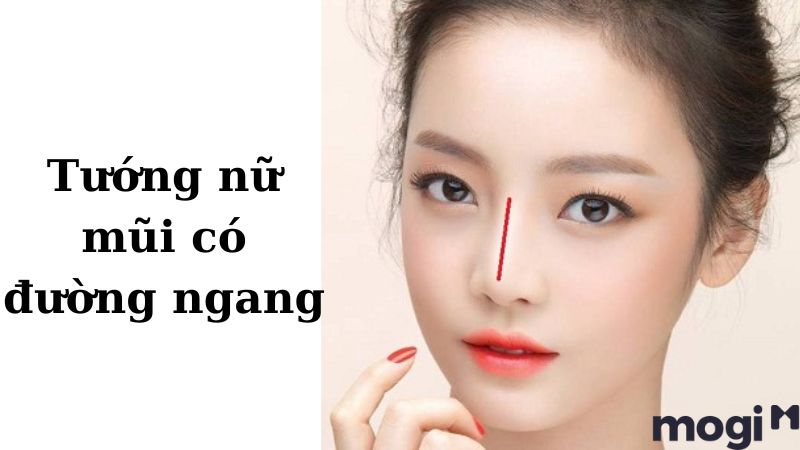 tướng mũi nữ có đường ngang