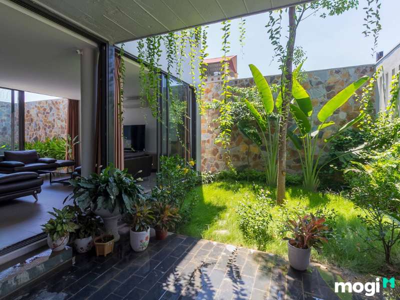 Thiết kế sân vườn nhà quê đơn giản