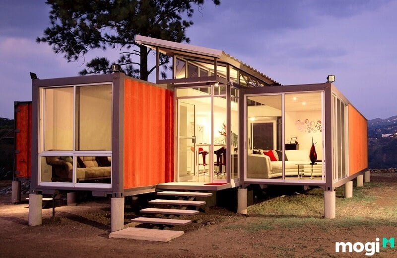 Nhà 2 container 40ft ở San Jose, Costa Rica