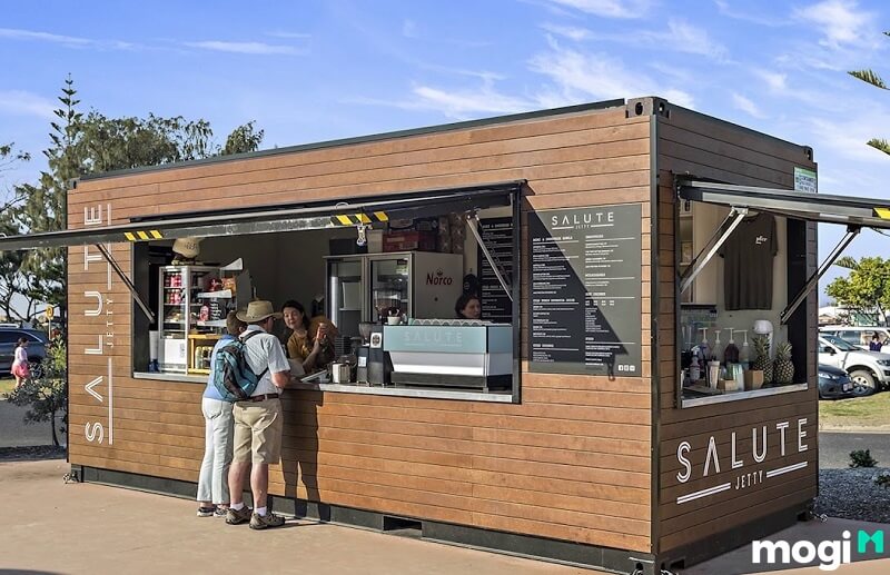 Một quán cafe làm từ nhà công ten nơ