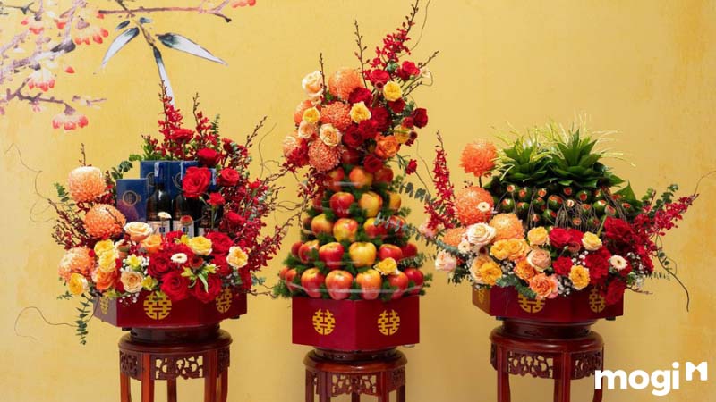Mâm quả đám cưới miền Trung