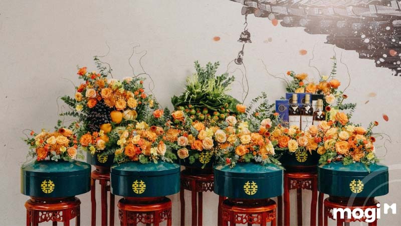 Màu sắc mâm quả đám cưới