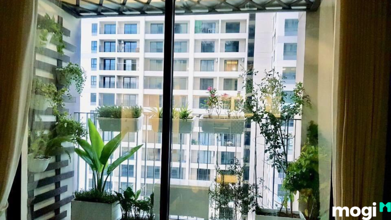 Giàn hoa sắt ngoài trời ban công