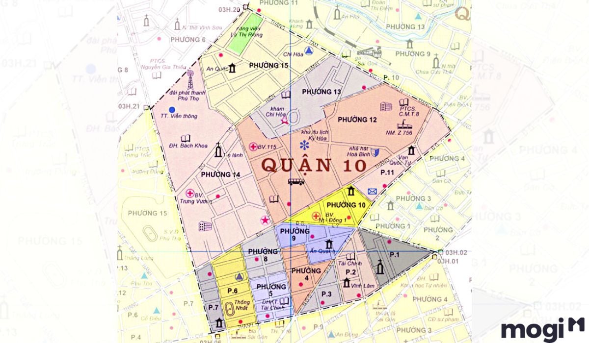 Vị trí quận 10