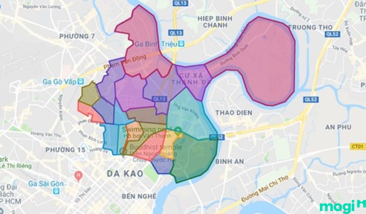 Vị trí quận Bình Thạnh