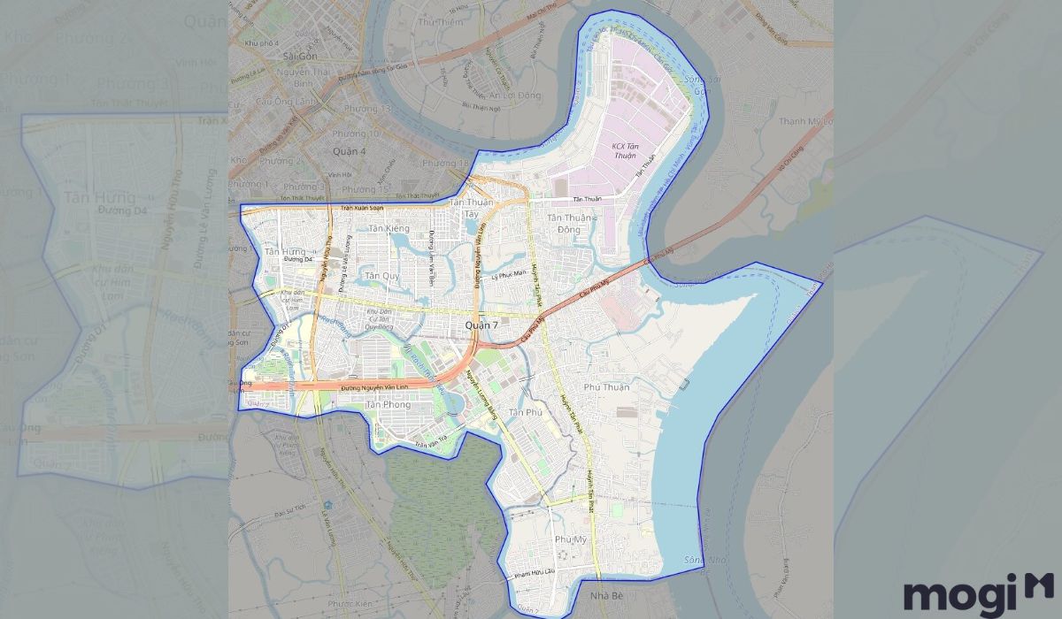 Vị trí quận 7