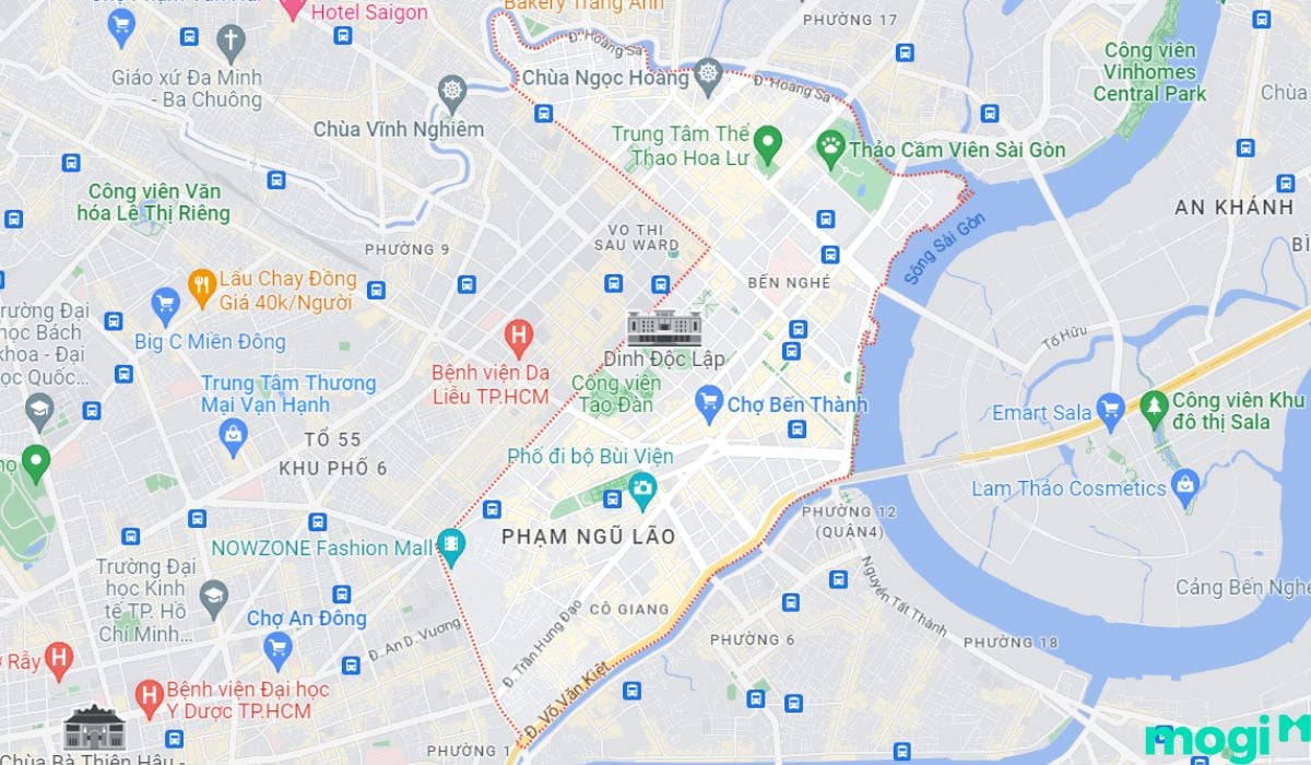 Địa lý Quận 1
