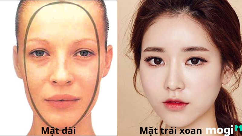 Phân biệt mặt trái xoan và mặt dài