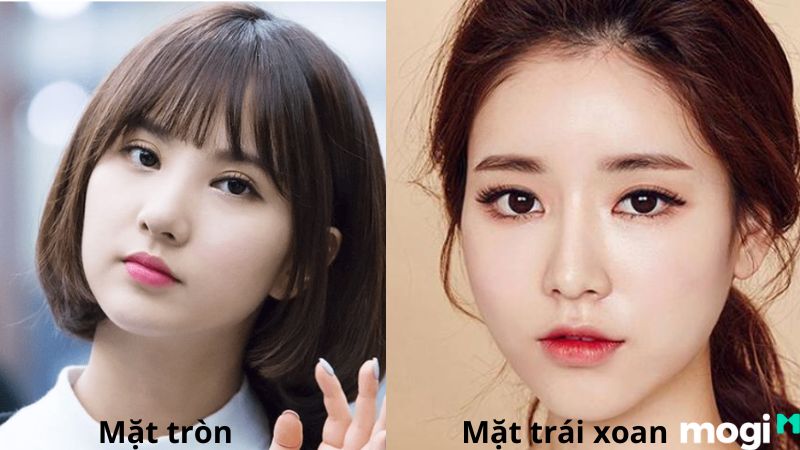 Phân biệt mặt trái xoan và mặt tròn