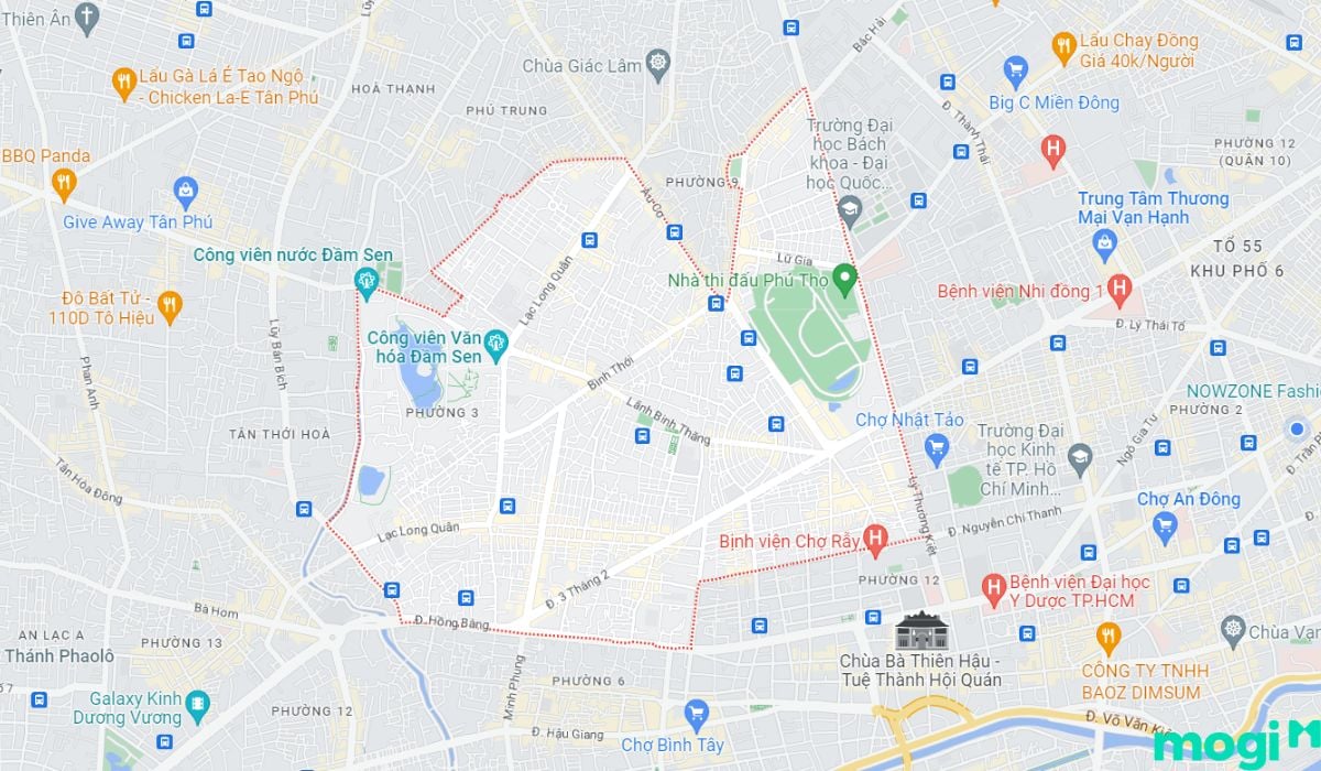 Vị trí Quận 11