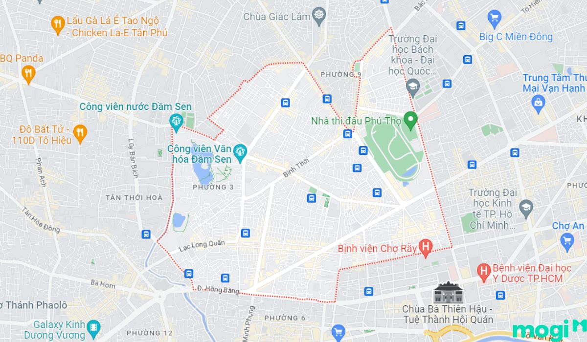 Vị trí Quận 11