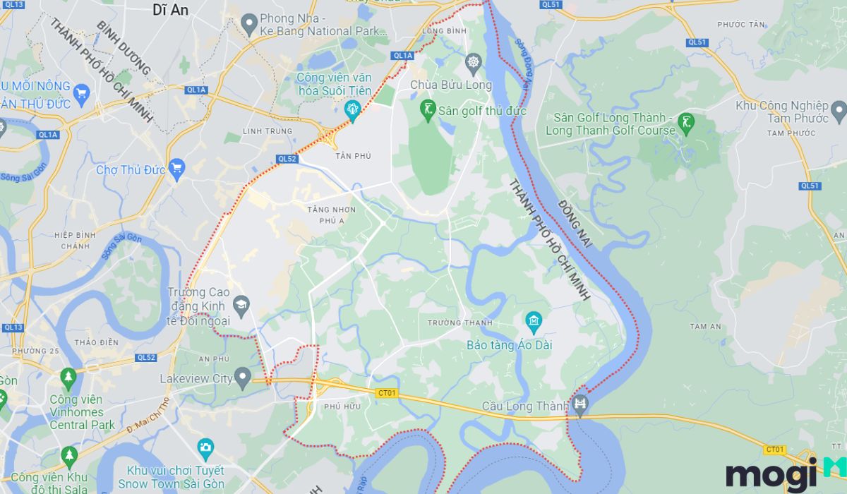 Diện tích và dân số quận 9