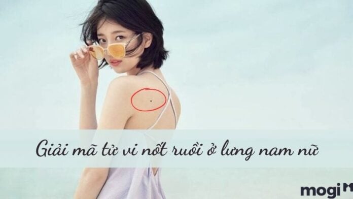 nốt ruồi ở lưng