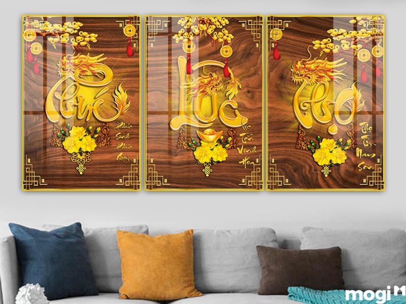 Quà tân gia nhà mới - Tranh Phúc Lộc Thọ