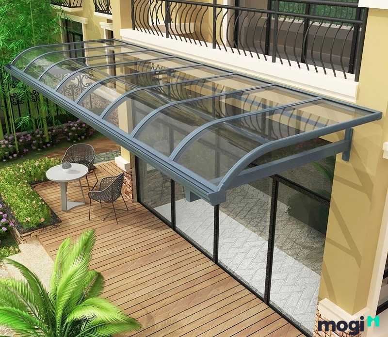 Các thiết kế bằng kính khá đơn giản, chi phí phải chăng