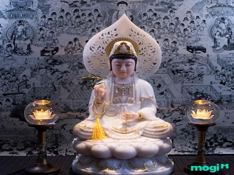 Khai quang điểm nhãn là nghi lễ dường Phật và bồ tát