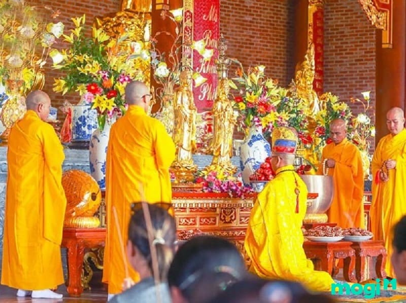 Lễ khai quang điểm nhãn tại chùa