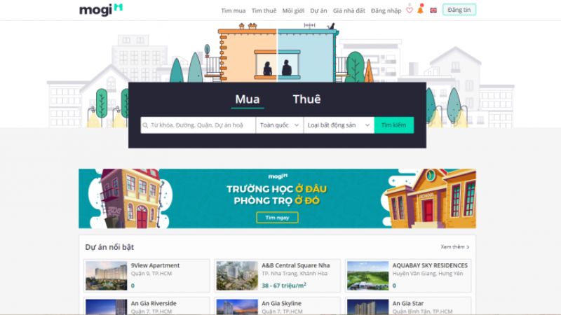 cách tìm phòng trọ