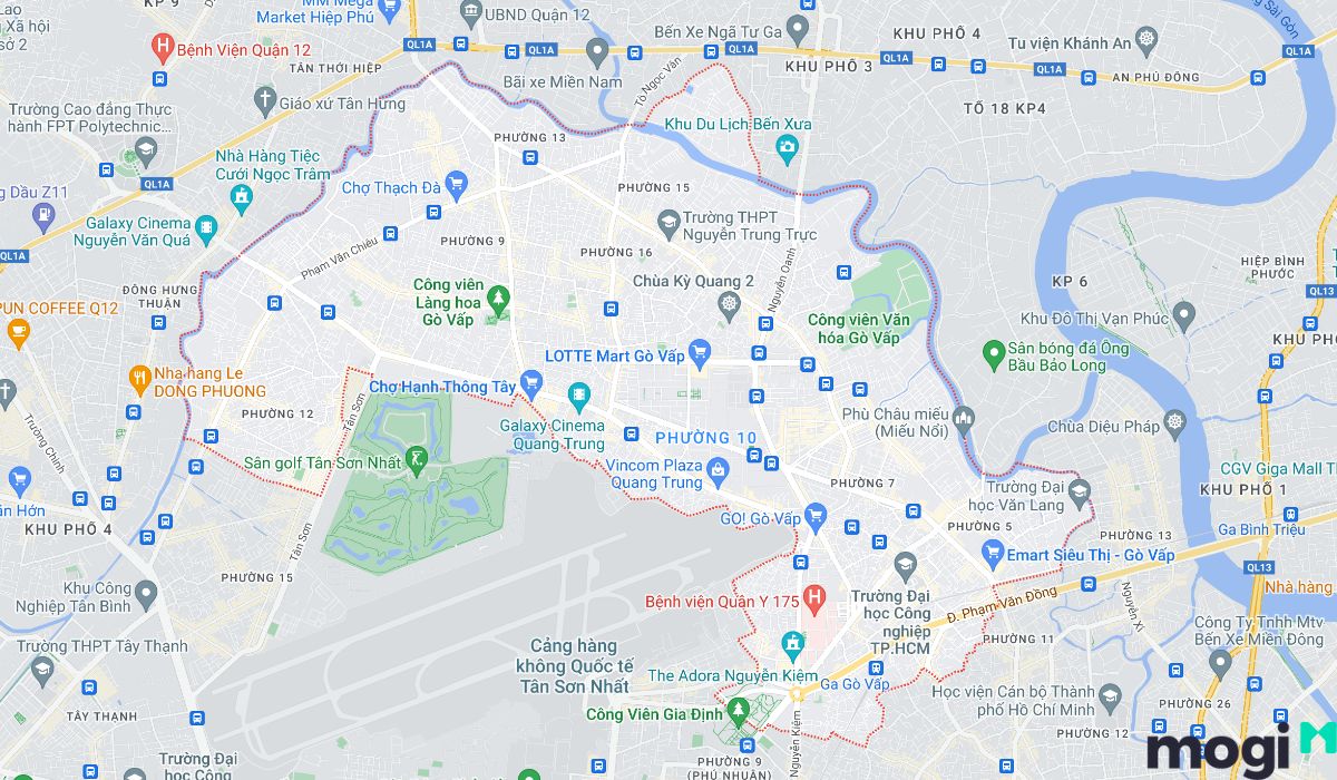 Vị trí Gò Vấp