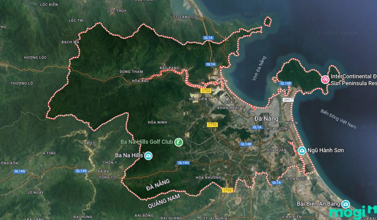 Bản đồ địa lý đà nẵng