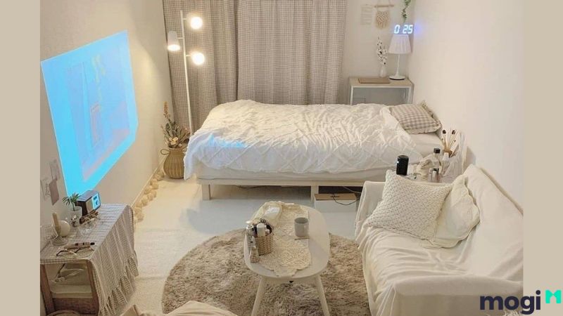 Mẫu decor phòng trọ không gác 7