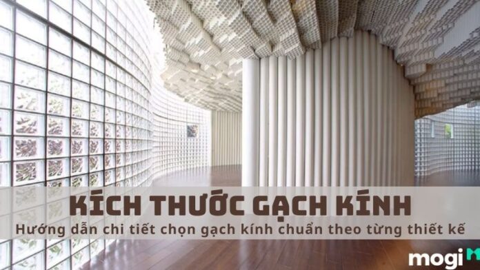 kích thước gạch kính