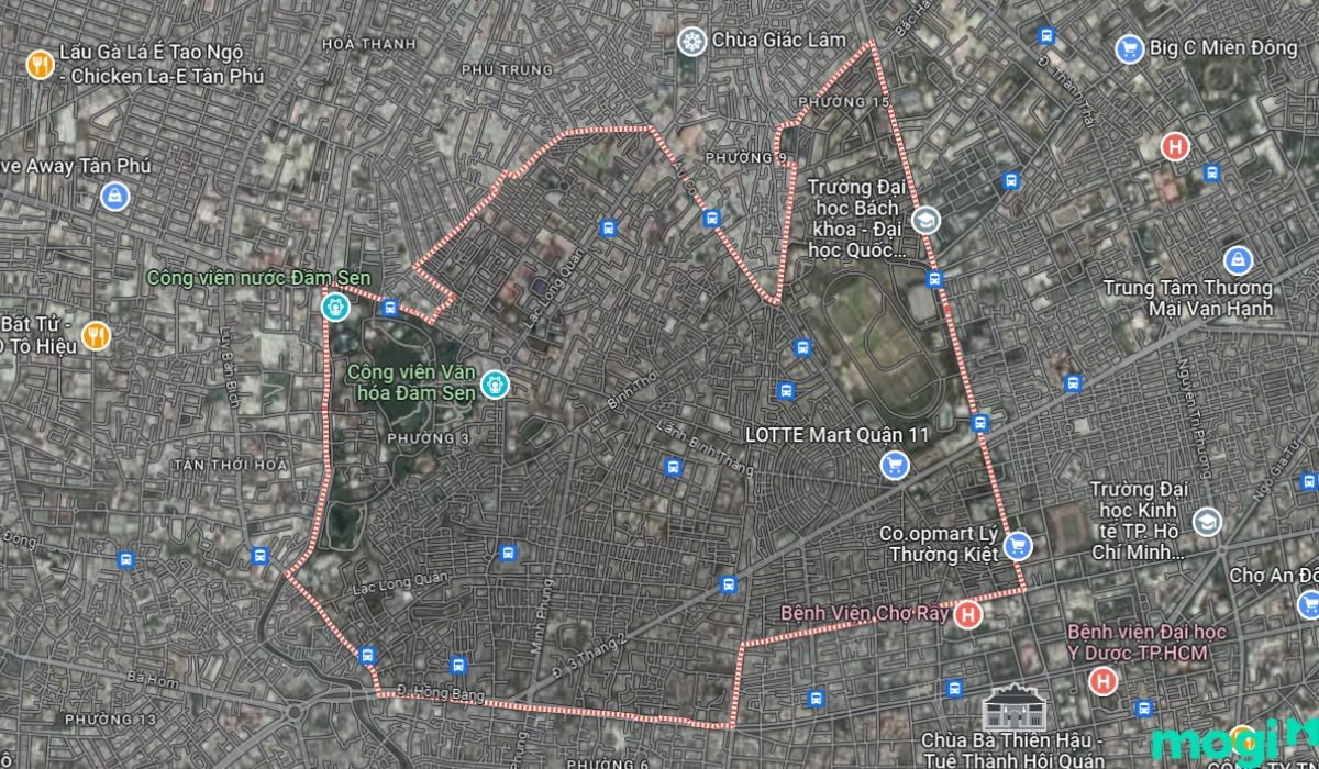 Vị trí Quận 11
