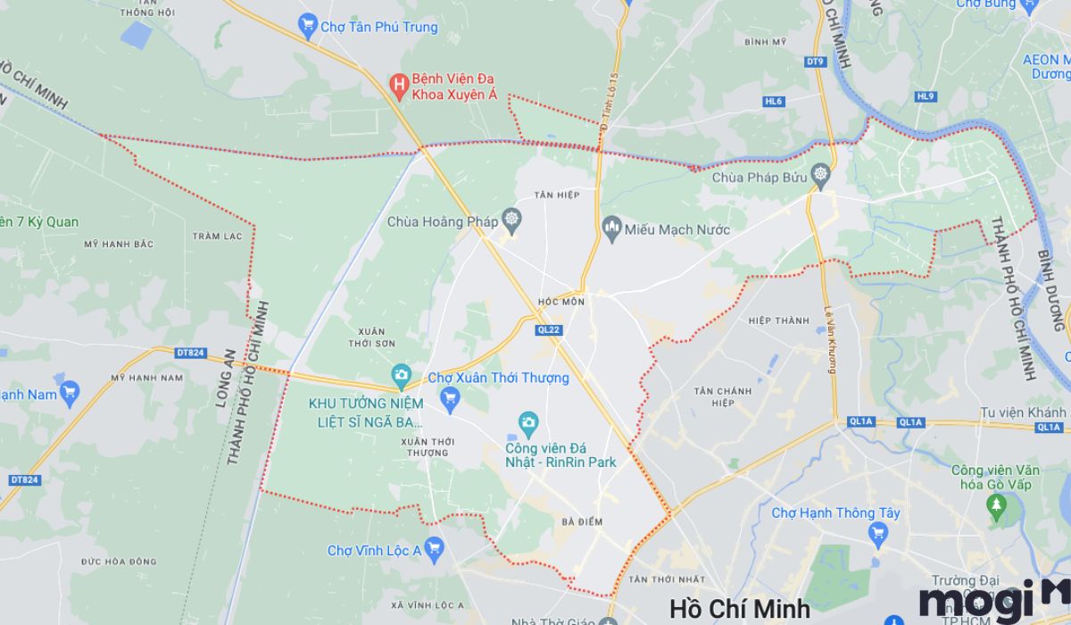 Diện tích và dân số hốc môn