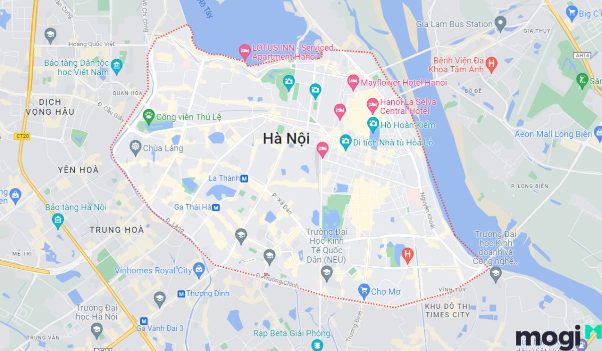 Vị trí Hà Nội