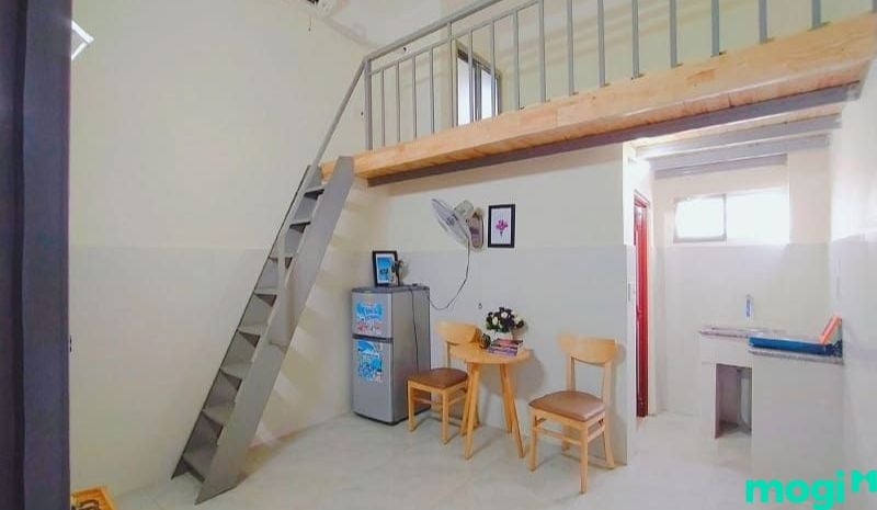 Mẫu 2: Thiết kế phòng trọ 16m2 có gác