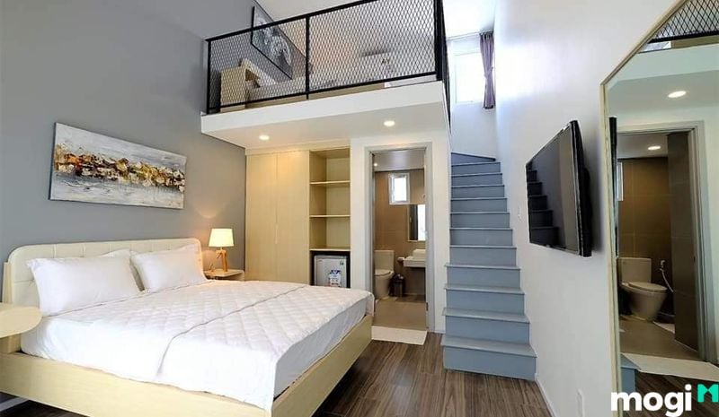 Mẫu 2: Thiết kế phòng trọ 16m2 hiện đại