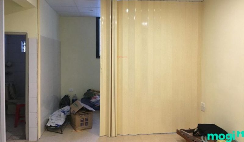 Thiết kế phòng trọ 16m2 với vách ngăn