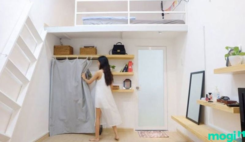 Thiết kế phòng trọ 16m2 với nội thất hợp lý