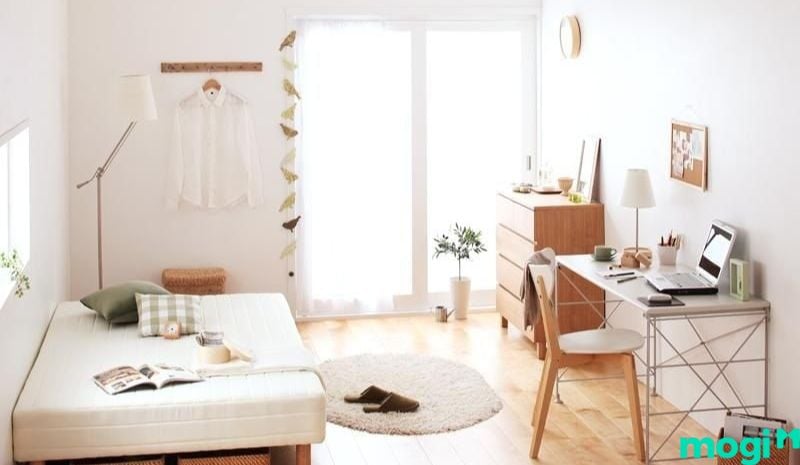 Thiết kế phòng trọ 16m2 ở một mình