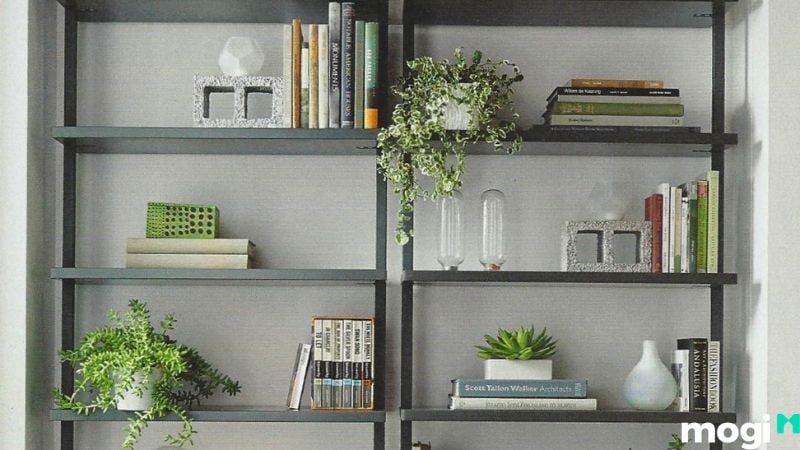 Cách xếp sách đẹp đơn giản