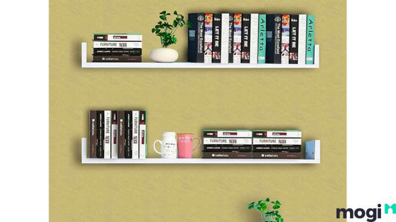 Cách xếp sách đẹp đơn giản