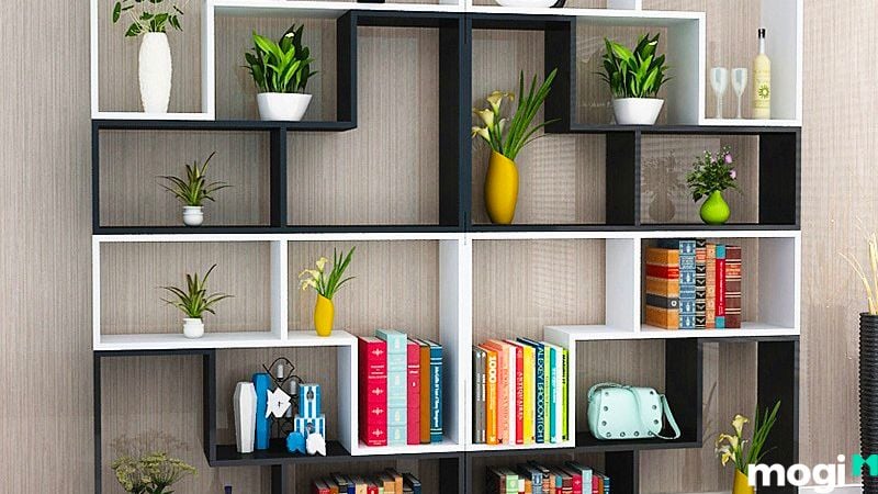 Cách xếp sách đẹp đơn giản
